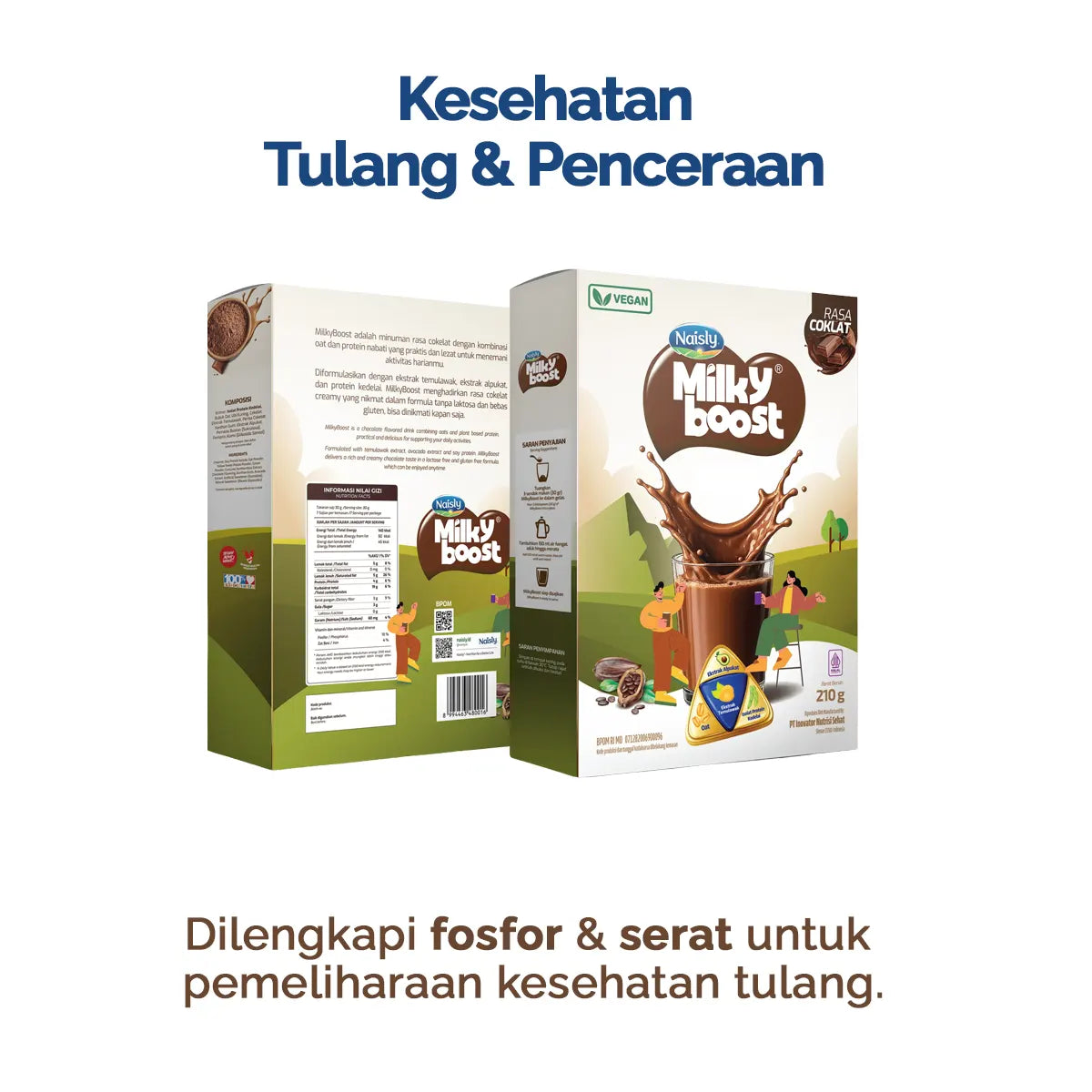 MilkyBoost Untuk Kesehatan Tulang & Pencernaan