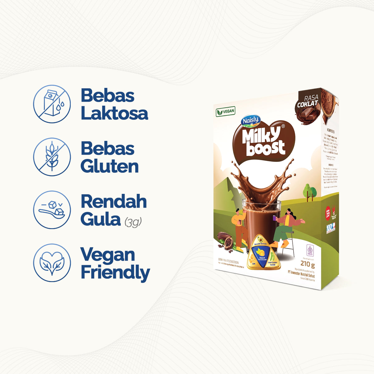 Naisly® MilkyBoost® - Susu Penambah Berat Badan